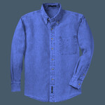 Tall Long Sleeve Denim Shirt