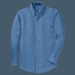 Tall Long Sleeve Denim Shirt