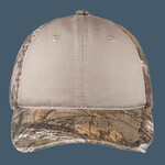 Camo Cap with Contrast Front Panel