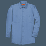 Long Size, Long Sleeve Industrial Work Shirt