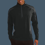 Sport Wick ® Stretch 1/4 Zip Colorblock Pullover