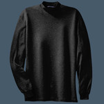 Interlock Knit Mock Turtleneck