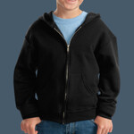 Youth NuBlend ® Full Zip Hooded Sweatshirt