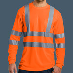 Ansi 107 Class 3 Long Sleeve Snag Resistant Reflective T Shirt