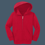 Toddler Core Fleece Full Zip Hooded Sweatshirt
