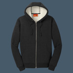 Heavyweight Sherpa Lined Hooded Fleece Jacket