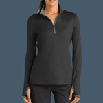 Ladies Dri FIT Stretch 1/2 Zip Cover Up