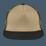 Flat Bill Snapback Trucker Cap