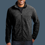 Heather Microfleece Full Zip Jacket