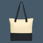 Colorblock Cotton Tote