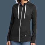 Ladies Sueded Cotton Blend Full Zip Hoodie