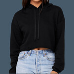 Women's Sponge Fleece Cropped Fleece Hoodie