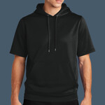 Sport Wick ® Fleece Short Sleeve Hooded Pullover