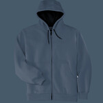 Heavyweight Full Zip Hooded Sweatshirt with Thermal Lining